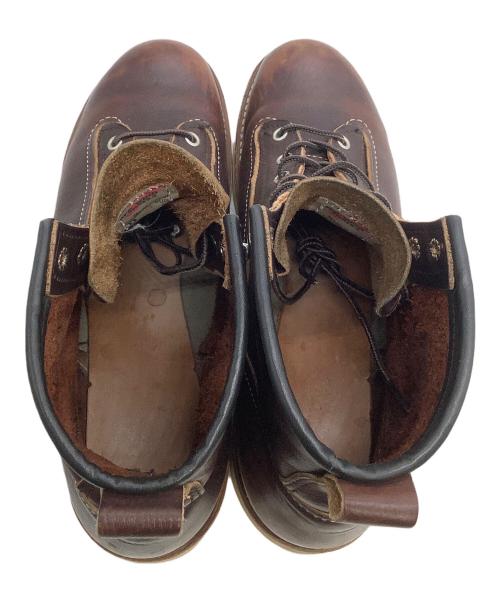 RED WING（レッドウィング）RED WING (レッドウィング) 編上げブーツ　	ラインマン ブラウン サイズ:US 8 1/2の古着・服飾アイテム