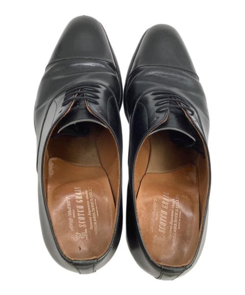 SCOTCH GRAIN（スコッチグレイン）SCOTCH GRAIN (スコッチグレイン) ストレートチップシューズ ブラック サイズ:26の古着・服飾アイテム