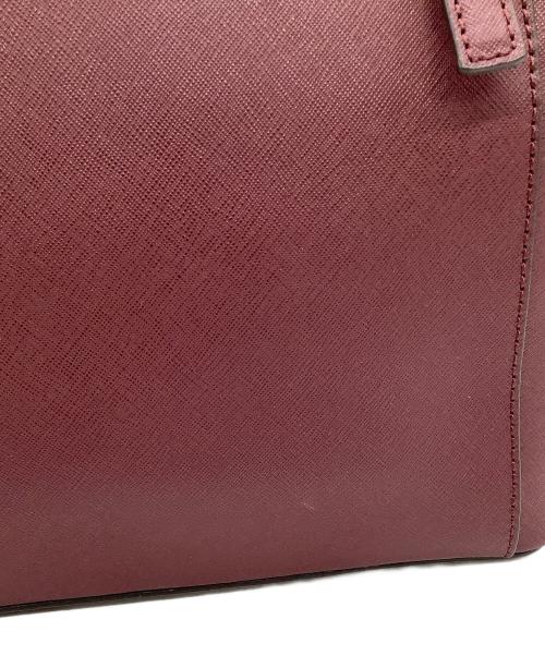 MICHAEL KORS（マイケル・コース）MICHAEL KORS (マイケル・コース) トートバッグ ボルドーの古着・服飾アイテム