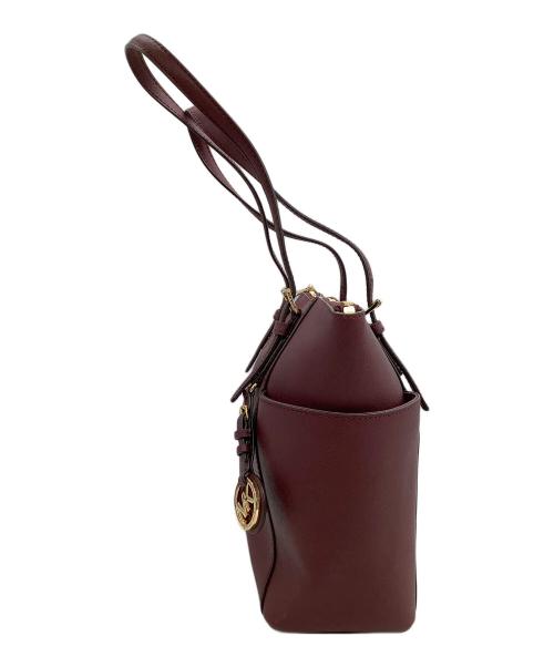 MICHAEL KORS（マイケル・コース）MICHAEL KORS (マイケル・コース) トートバッグ ボルドーの古着・服飾アイテム