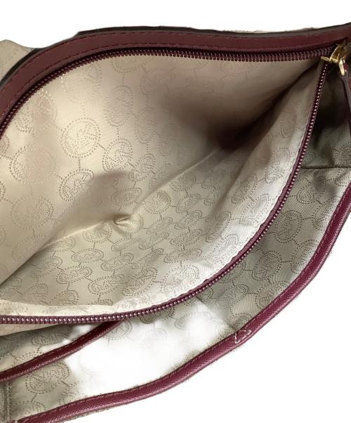 MICHAEL KORS（マイケル・コース）MICHAEL KORS (マイケル・コース) トートバッグ ボルドーの古着・服飾アイテム