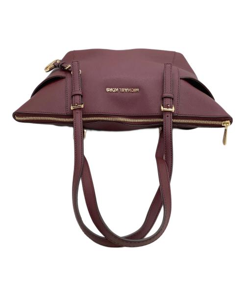 MICHAEL KORS（マイケル・コース）MICHAEL KORS (マイケル・コース) トートバッグ ボルドーの古着・服飾アイテム