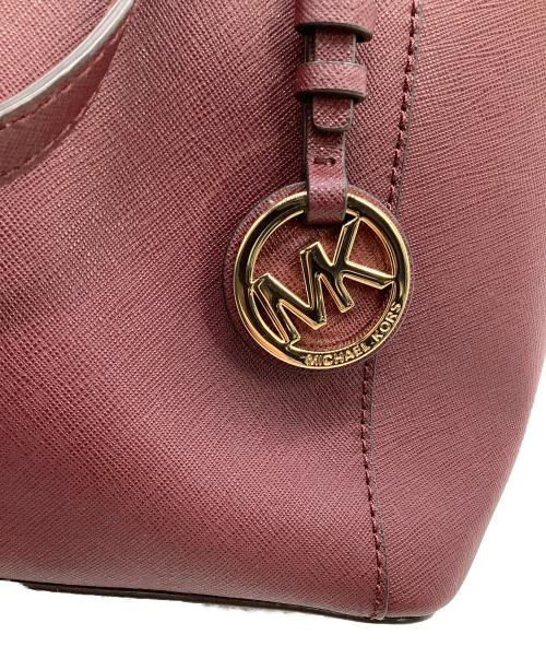 MICHAEL KORS（マイケル・コース）MICHAEL KORS (マイケル・コース) トートバッグ ボルドーの古着・服飾アイテム