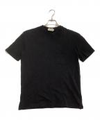 HERMESエルメス）の古着「半袖カットソー　H刺繍」｜ブラック