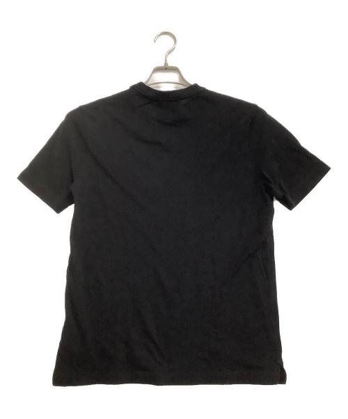 HERMES（エルメス）HERMES (エルメス) 半袖カットソー　H刺繍 ブラック サイズ:Mの古着・服飾アイテム