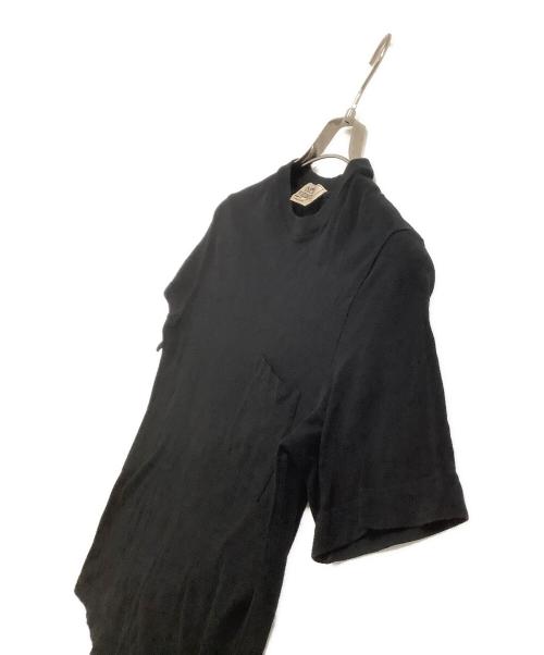 HERMES（エルメス）HERMES (エルメス) 半袖カットソー　H刺繍 ブラック サイズ:Mの古着・服飾アイテム