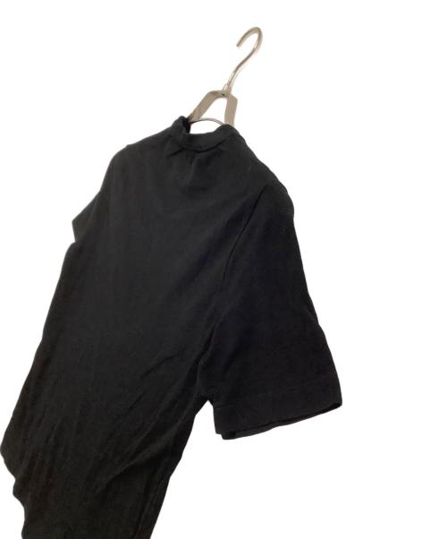 HERMES（エルメス）HERMES (エルメス) 半袖カットソー　H刺繍 ブラック サイズ:Mの古着・服飾アイテム