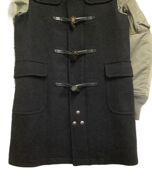 SCYE（サイ）SCYE (サイ) ドッキングコート ブラック×グリーン サイズ:38の古着・服飾アイテム