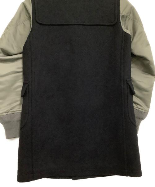 SCYE（サイ）SCYE (サイ) ドッキングコート ブラック×グリーン サイズ:38の古着・服飾アイテム