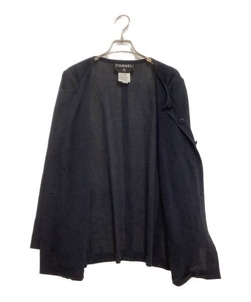 CHANEL（シャネル）CHANEL (シャネル) 薄手ジャケット ブラック サイズ:38の古着・服飾アイテム