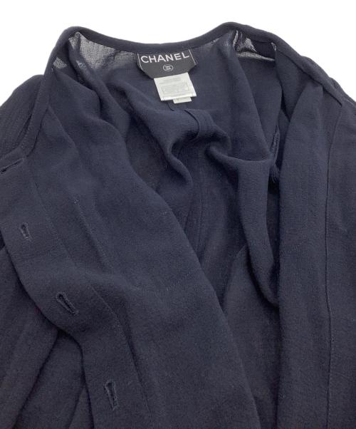 CHANEL（シャネル）CHANEL (シャネル) 薄手ジャケット ブラック サイズ:38の古着・服飾アイテム