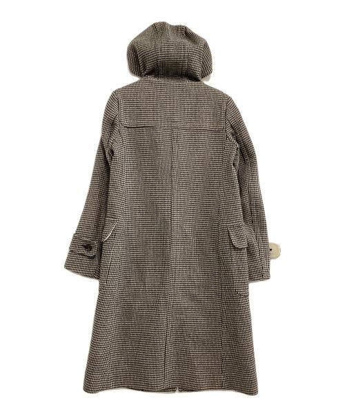 DRAWER（ドゥロワー）DRAWER (ドゥロワー) ダッフルコート　千鳥格子 ブラック サイズ:36の古着・服飾アイテム