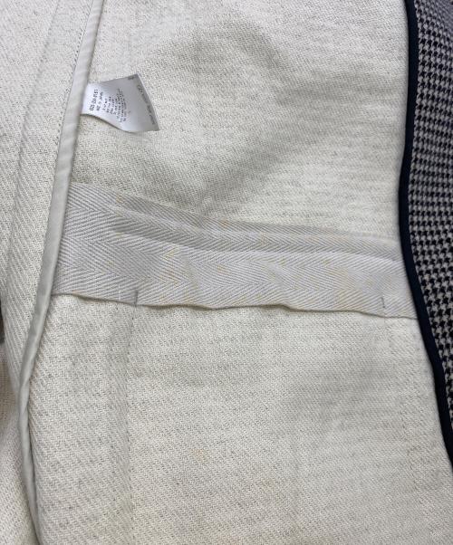 DRAWER（ドゥロワー）DRAWER (ドゥロワー) ダッフルコート　千鳥格子 ブラック サイズ:36の古着・服飾アイテム