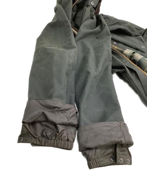Barbour（バブアー）Barbour (バブアー) オイルドジャケット　SL BORDER カーキ×ブラウン サイズ:36の古着・服飾アイテム
