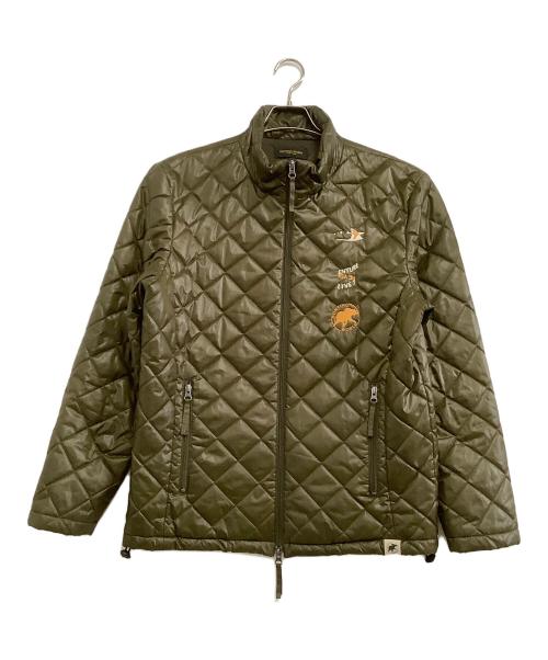 HUNTING WORLD（ハンティングワールド）HUNTING WORLD (ハンティングワールド) 中綿ジャケット オリーブ サイズ:Lの古着・服飾アイテム