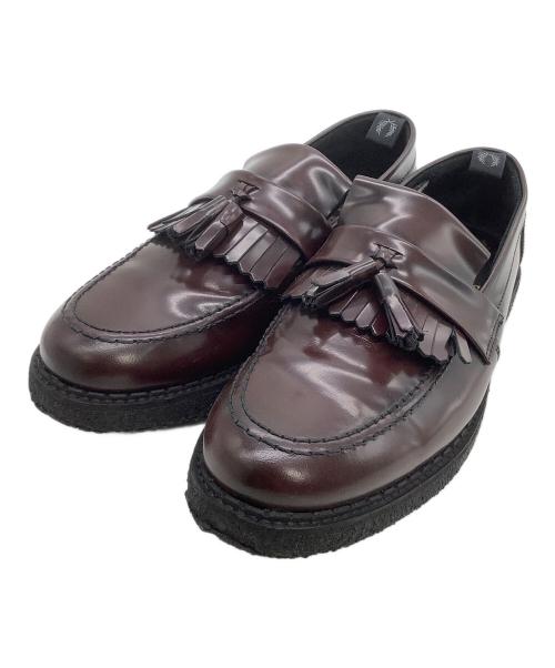 GEORGE COX（ジョージコックス）GEORGE COX (ジョージコックス) FRED PERRY (フレッドペリー) タッセルローファー ブラウン サイズ:42の古着・服飾アイテム