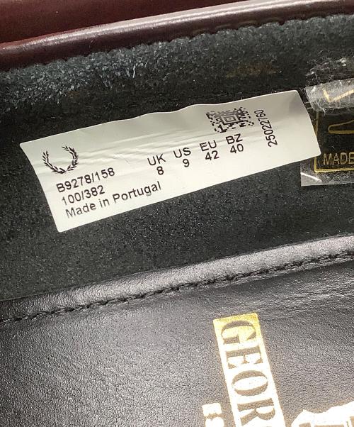 GEORGE COX（ジョージコックス）GEORGE COX (ジョージコックス) FRED PERRY (フレッドペリー) タッセルローファー ブラウン サイズ:42の古着・服飾アイテム