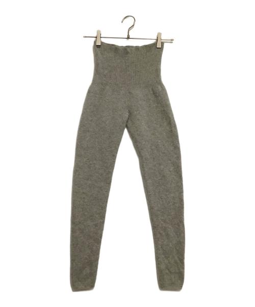 evam eva（エヴァムエヴァ）evam eva (エヴァムエヴァ) カシミヤレギンス グレー サイズ:表記なしの古着・服飾アイテム