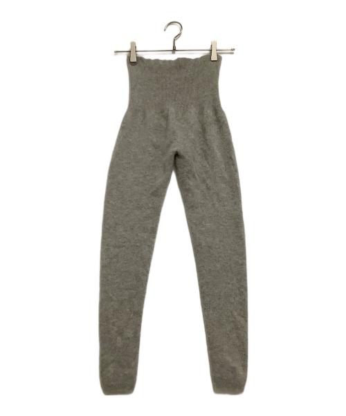 evam eva（エヴァムエヴァ）evam eva (エヴァムエヴァ) カシミヤレギンス グレー サイズ:表記なしの古着・服飾アイテム