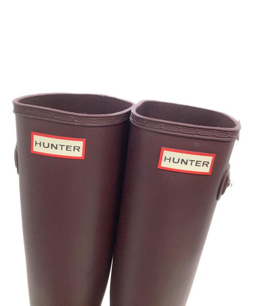 HUNTER（ハンター）HUNTER (ハンター) レインブーツ ブラウン サイズ:US7の古着・服飾アイテム