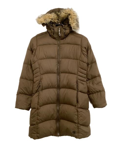 MOUNTAIN HARD WEAR（マウンテンハードウェア）MOUNTAIN HARD WEAR (マウンテンハードウェア) ダウンコート ブラウン サイズ:Sの古着・服飾アイテム
