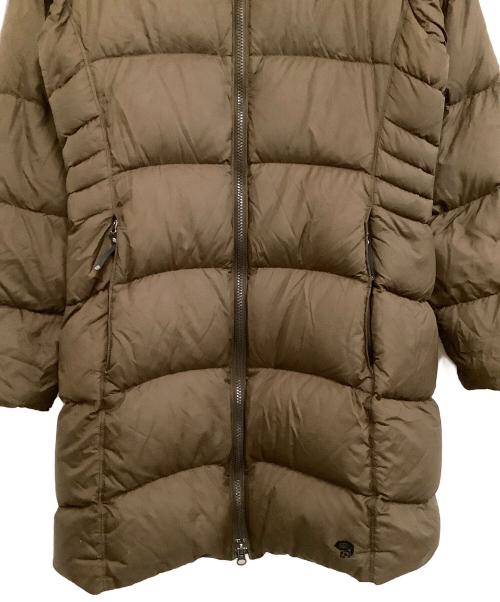 MOUNTAIN HARD WEAR（マウンテンハードウェア）MOUNTAIN HARD WEAR (マウンテンハードウェア) ダウンコート ブラウン サイズ:Sの古着・服飾アイテム