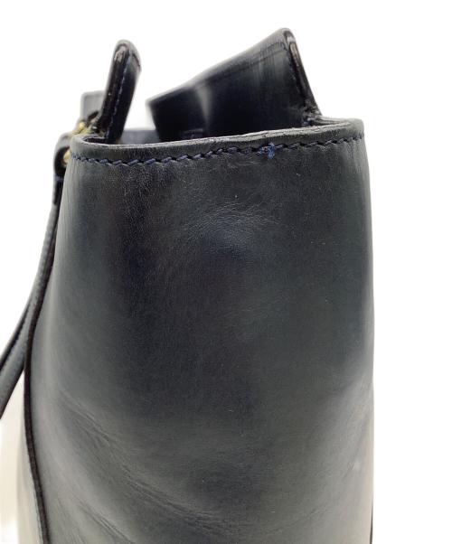 BOLDRINI SELLERIA（ボルドリーニ セレリア）BOLDRINI SELLERIA (ボルドリーニ セレリア) レザートートバッグ ネイビーの古着・服飾アイテム