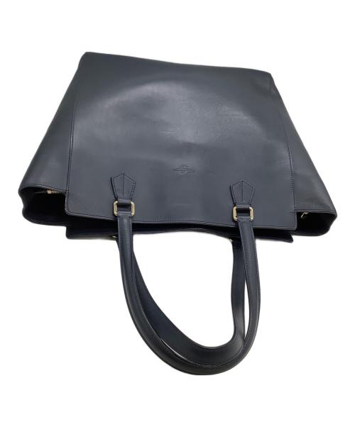 BOLDRINI SELLERIA（ボルドリーニ セレリア）BOLDRINI SELLERIA (ボルドリーニ セレリア) レザートートバッグ ネイビーの古着・服飾アイテム