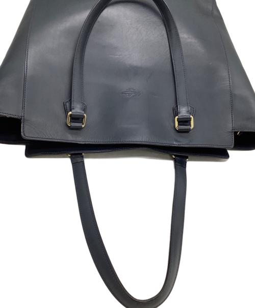 BOLDRINI SELLERIA（ボルドリーニ セレリア）BOLDRINI SELLERIA (ボルドリーニ セレリア) レザートートバッグ ネイビーの古着・服飾アイテム