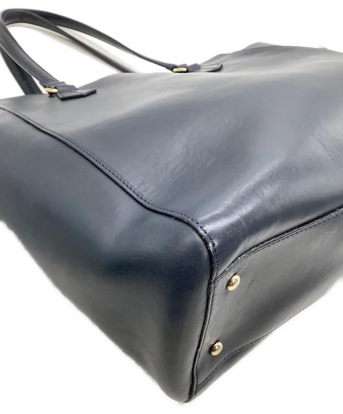 BOLDRINI SELLERIA（ボルドリーニ セレリア）BOLDRINI SELLERIA (ボルドリーニ セレリア) レザートートバッグ ネイビーの古着・服飾アイテム