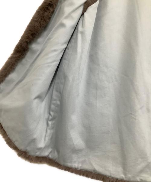 YORI（ヨリ）YORI (ヨリ) ボアベスト グレー サイズ:freeの古着・服飾アイテム