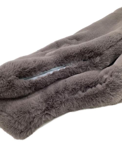 YORI（ヨリ）YORI (ヨリ) ボアベスト グレー サイズ:freeの古着・服飾アイテム