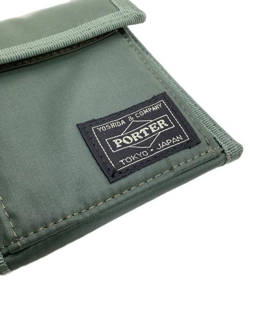 PORTER（ポーター）PORTER (ポーター) 2つ折り財布 タンカー オリーブの古着・服飾アイテム