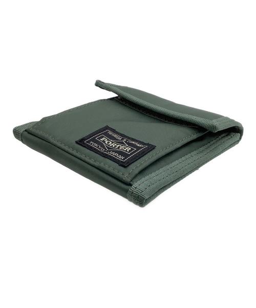 PORTER（ポーター）PORTER (ポーター) 2つ折り財布 タンカー オリーブの古着・服飾アイテム