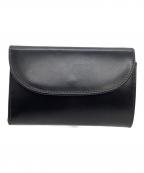 Whitehouse Coxホワイトハウスコックス）の古着「レザーウォレット」｜ブラック×グリーン