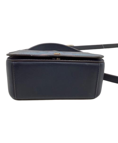 TORY BURCH（トリーバーチ）TORY BURCH (トリーバーチ) ショルダーミニバッグ LILIYM MICRO SATCHEL ネイビーの古着・服飾アイテム