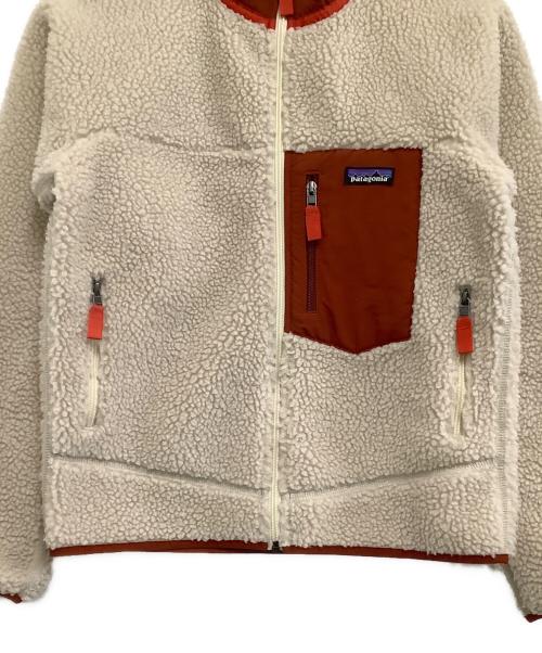 Patagonia（パタゴニア）Patagonia (パタゴニア) クラシックレトロXカーディガン アイボリー×ブラウン サイズ:XSの古着・服飾アイテム