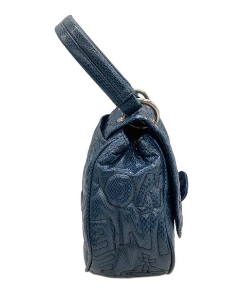 Vivienne Westwood（ヴィヴィアンウエストウッド）Vivienne Westwood (ヴィヴィアンウエストウッド) ハンドバッグ ブルーの古着・服飾アイテム