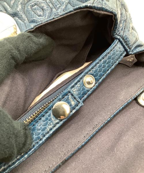 Vivienne Westwood（ヴィヴィアンウエストウッド）Vivienne Westwood (ヴィヴィアンウエストウッド) ハンドバッグ ブルーの古着・服飾アイテム