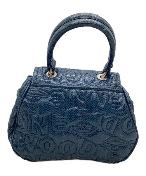 Vivienne Westwood（ヴィヴィアンウエストウッド）Vivienne Westwood (ヴィヴィアンウエストウッド) ハンドバッグ ブルーの古着・服飾アイテム