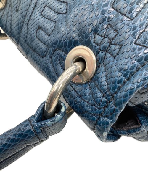 Vivienne Westwood（ヴィヴィアンウエストウッド）Vivienne Westwood (ヴィヴィアンウエストウッド) ハンドバッグ ブルーの古着・服飾アイテム