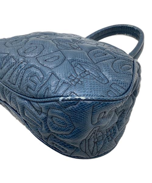 Vivienne Westwood（ヴィヴィアンウエストウッド）Vivienne Westwood (ヴィヴィアンウエストウッド) ハンドバッグ ブルーの古着・服飾アイテム