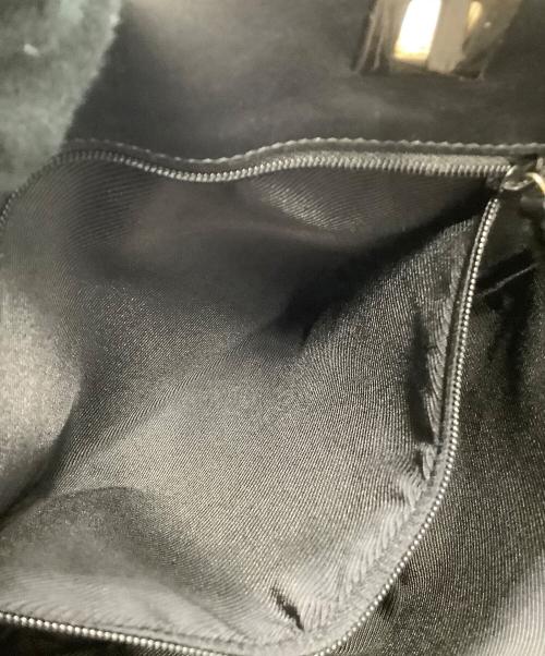 GUCCI（グッチ）GUCCI (グッチ) トートバッグ　GGキャンバス ブラック×ベージュの古着・服飾アイテム