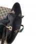 中古・古着 GUCCI (グッチ) トートバッグ　GGキャンバス ブラック×ベージュ：22000円