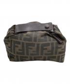 FENDIフェンディ）の古着「ミニバッグ　ズッカ」｜ブラウン