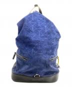 JIMMY CHOOジミーチュウ）の古着「リュック FITZROY」｜ネイビー×ブラック