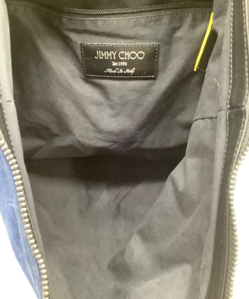 JIMMY CHOO（ジミーチュウ）JIMMY CHOO (ジミーチュウ) リュック FITZROY ネイビー×ブラックの古着・服飾アイテム