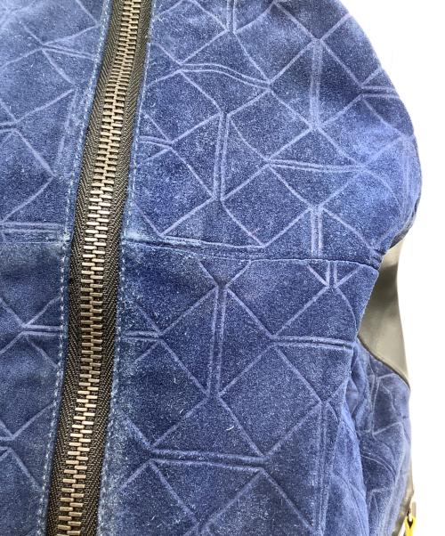 JIMMY CHOO（ジミーチュウ）JIMMY CHOO (ジミーチュウ) リュック FITZROY ネイビー×ブラックの古着・服飾アイテム