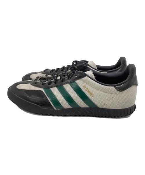 adidas（アディダス）adidas (アディダス) Blondey McCoy (ブロンディ・マッコイ) スニーカーAB Gazelle Indoor Noble Green ベージュ×ブラック サイズ:27の古着・服飾アイテム