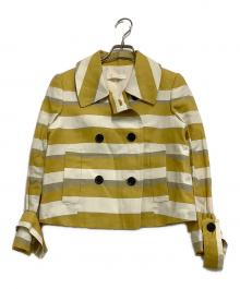 Chloe（クロエ）の古着「ダブルジャケット」｜イエロー×ベージュ